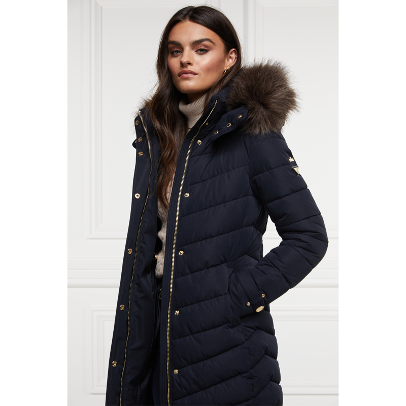 Holland Cooper Chamonix Coat - Ink Navy-3
